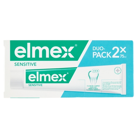 elmex dentifricio Sensitive denti sensibili 2x75 ml